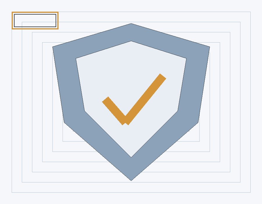 Stylised shield illustration representing licensed player protection